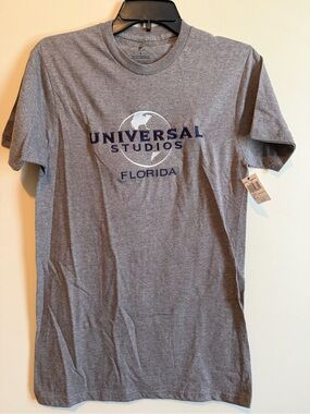 NWT Universal Studios Florida Gray T-shirt Small
